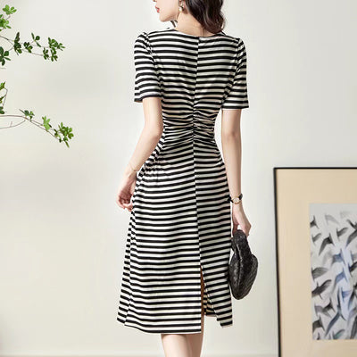 summer striped dress