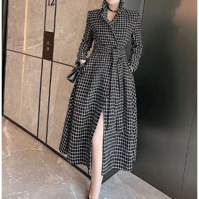 Houndstooth coat