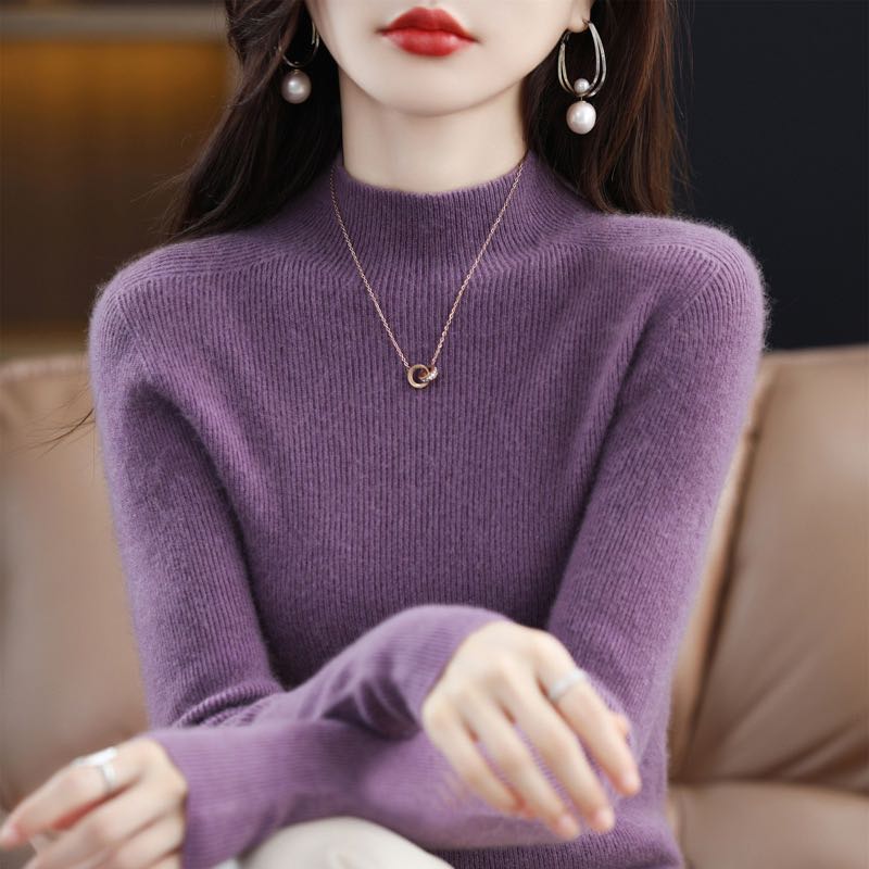 Turtleneck wool sweater