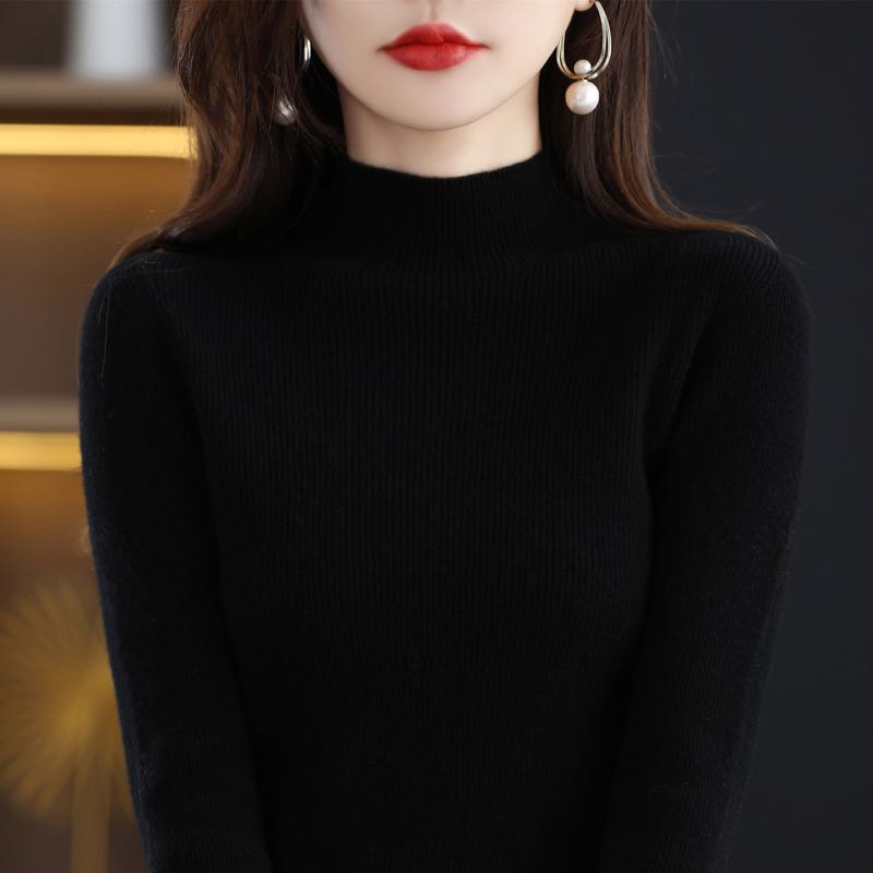 Turtleneck wool sweater