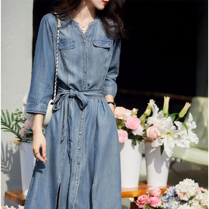 casual denim dress