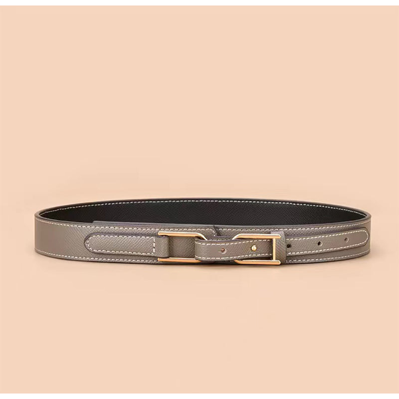 Women's leather belt