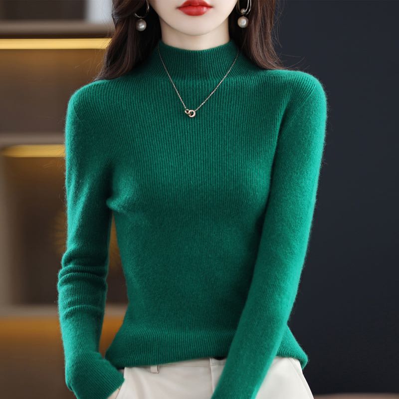 Turtleneck wool sweater