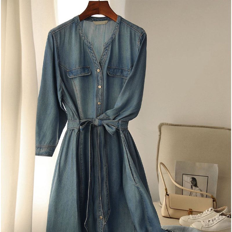 Casual denim dress