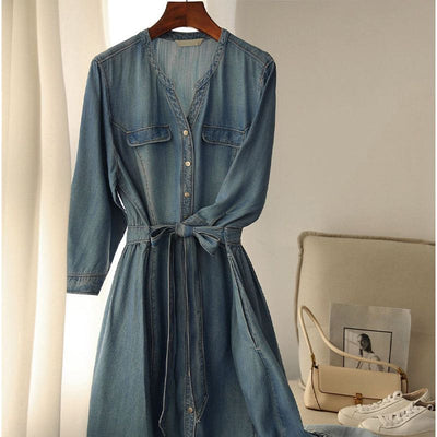 Casual denim dress