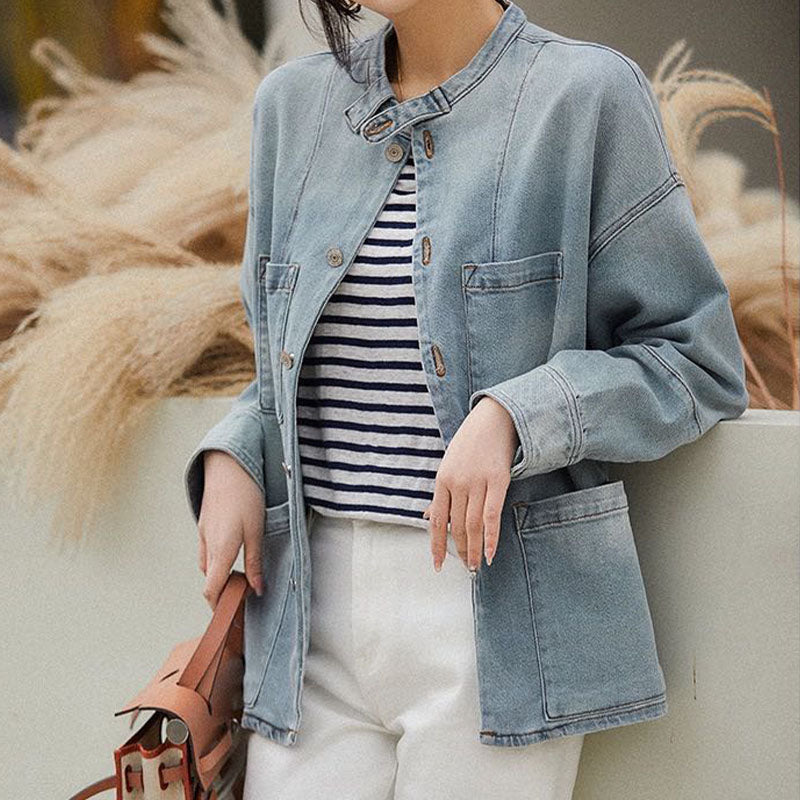 casual jean jacket