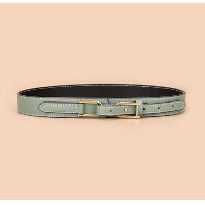 Women's leather belt