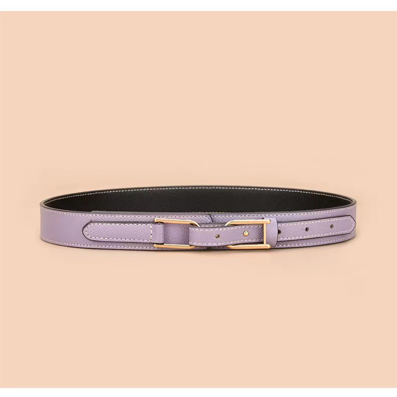 Women's leather belt