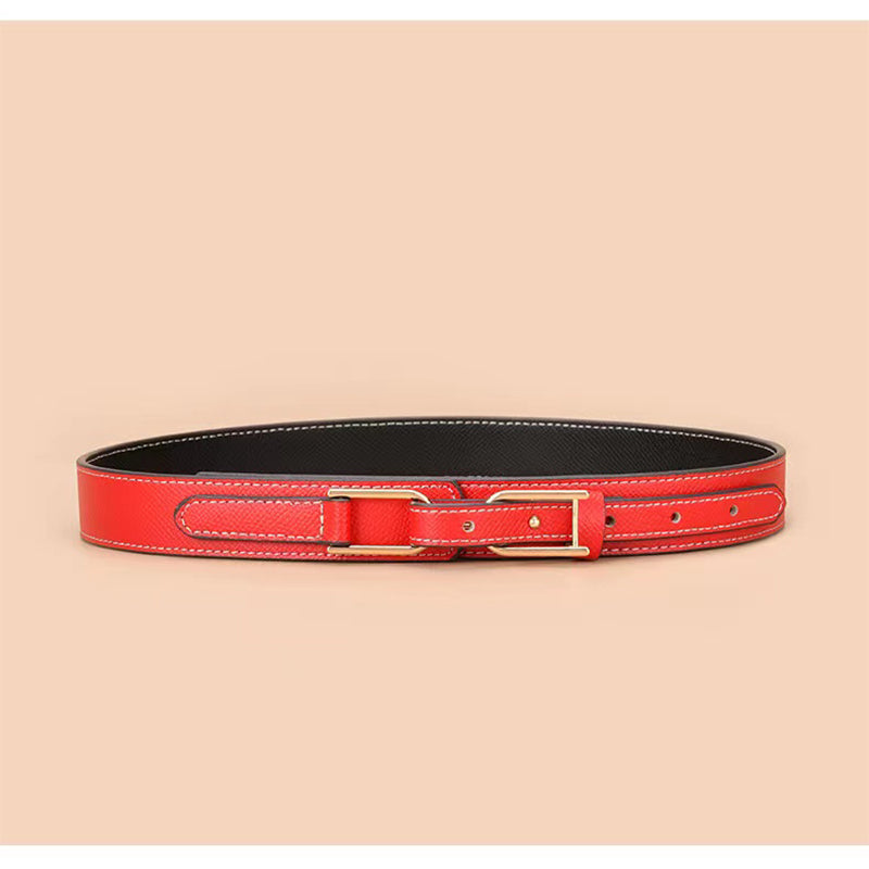 Women's leather belt