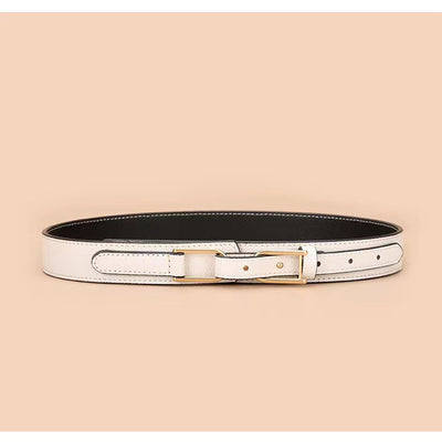 Women's leather belt